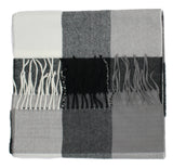 Bold Check Cashmere Feel Men's Scarf