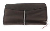 Zippered Leather Clutch and Wallet