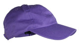 Simple And Stylish 100% Cotton Baseball Hat in Assorted Colors