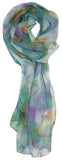 Feather Weight Floral Scarf