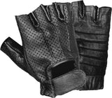 Strongman Weightlifting and CrossFit Fingerless Leather Glove