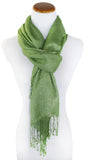Classic Soft Draping Metallic Wrap Scarf