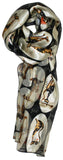 Whimsicle Kitties Silky Feel Scarf