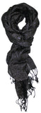 Classic Soft Draping Metallic Wrap Scarf
