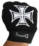 Biker Mesh Racing Glove with Leather Reinforced Palms