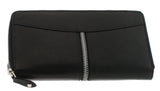 Zippered Leather Clutch and Wallet