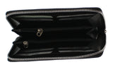 Zippered Leather Clutch and Wallet