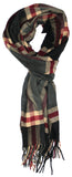 Cashmere Feel Scarf in Tartan Plaid