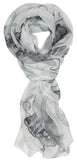 Feather Weight Floral Scarf