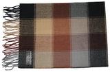 Bold Check Cashmere Feel Men's Scarf
