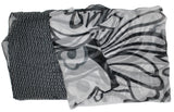 Feather Weight Floral Scarf