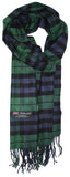 Cashmere Feel Scarf in Tartan Plaid