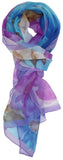 Feather Weight Floral Scarf