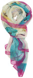Feather Weight Floral Scarf