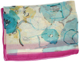 Feather Weight Floral Scarf