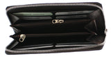 Zippered Leather Clutch and Wallet