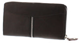 Zippered Leather Clutch and Wallet