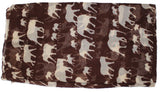 Elephant Spirit Lightweight Rayon Scarf