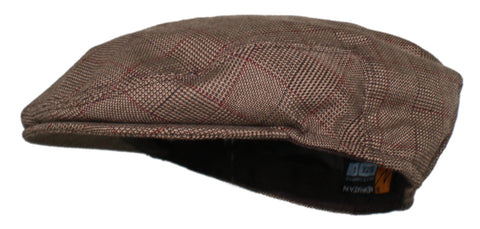Newsboy Classic Glen Plaid Cotton Newsboy
