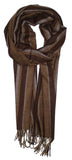 Classic Cashmere Feel Richly Striped Scarf