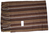 Classic Cashmere Feel Richly Striped Scarf