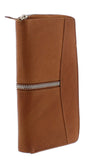 Zippered Leather Clutch and Wallet