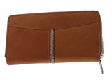 Zippered Leather Clutch and Wallet