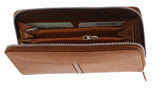 Zippered Leather Clutch and Wallet