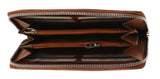Zippered Leather Clutch and Wallet