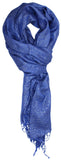 Classic Soft Draping Metallic Wrap Scarf