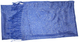 Classic Soft Draping Metallic Wrap Scarf