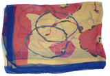 Feather Weight Floral Scarf