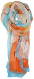Feather Weight Floral Scarf