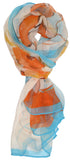 Feather Weight Floral Scarf