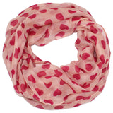 Heart Filled Infinity Scarf