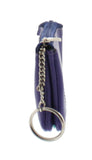 Soft Leather Zippered Coin Purse with Key Rings