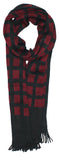 Bold Classic Men's Windowpane Scarf