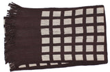 Bold Classic Men's Windowpane Scarf