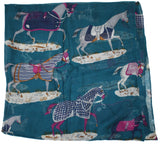 Proud Stallion Lightweight Rayon Scarf